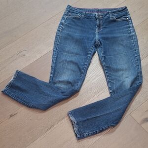 Kate Spade Perry Street Jeans Women's sz 6/28 Mid Rise Straight Slim Leg Denim